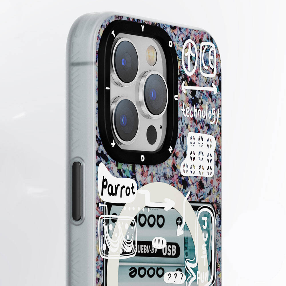 iPhone 15 Pro Kılıf M-safe Şarj Özellikli Youngkit Dark Matter Serisi Kılıf
