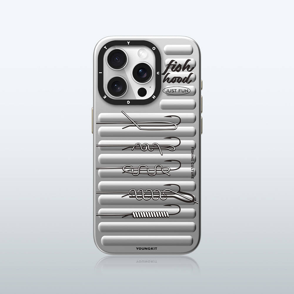 iPhone 15 Pro Kılıf M-safe Şarj Özellikli Youngkit Fishing Serisi Kılıf