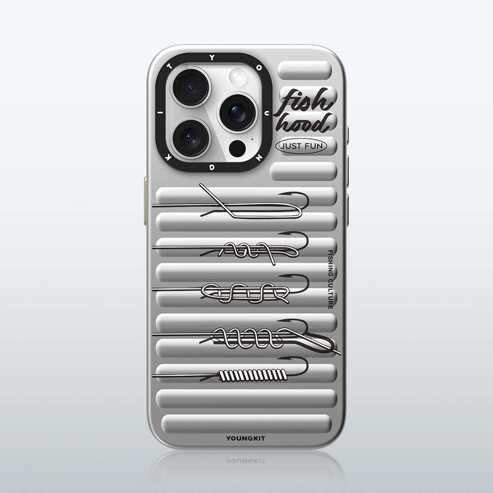 iPhone 15 Pro Kılıf M-safe Şarj Özellikli Youngkit Fishing Serisi Kılıf