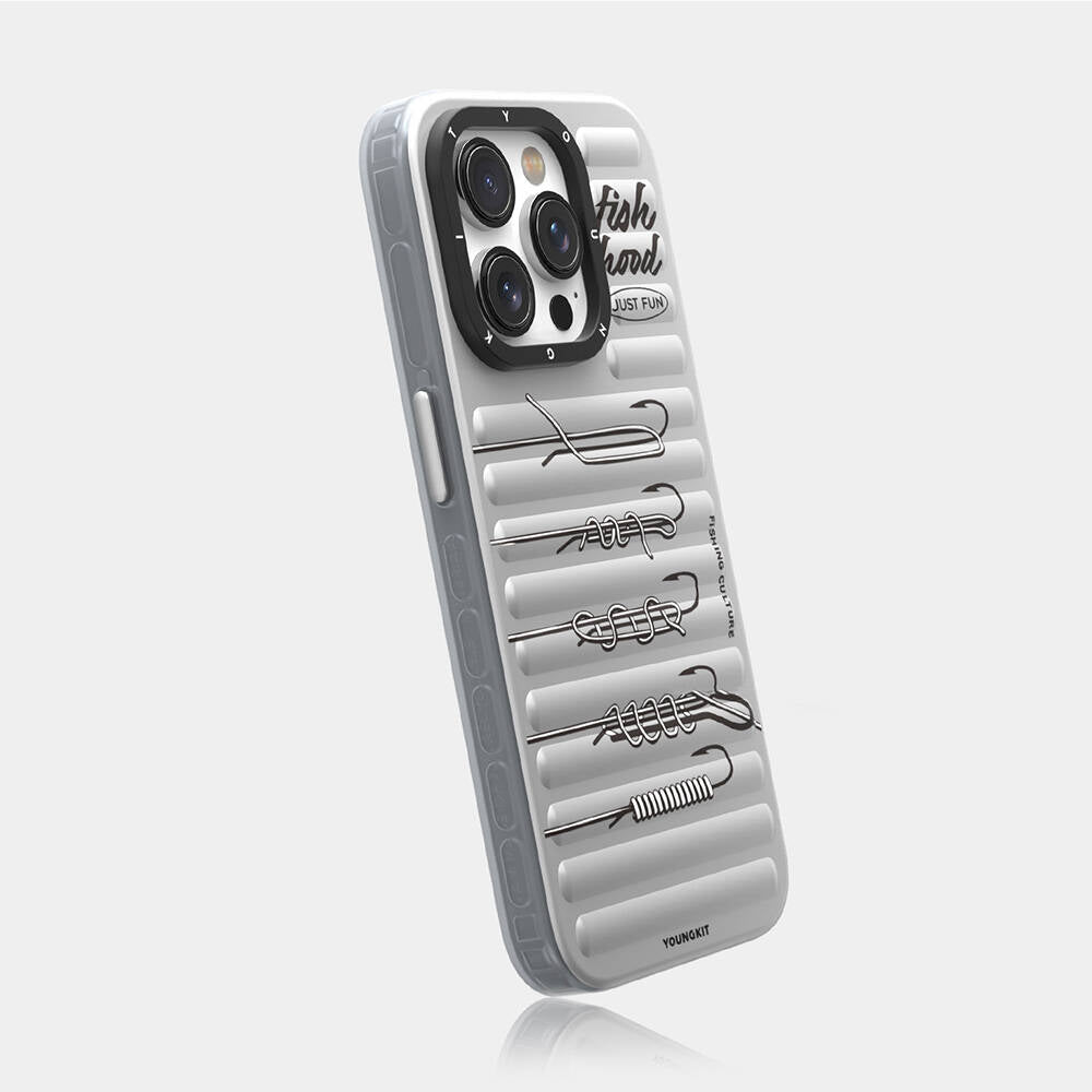 iPhone 15 Pro Kılıf M-safe Şarj Özellikli Youngkit Fishing Serisi Kılıf