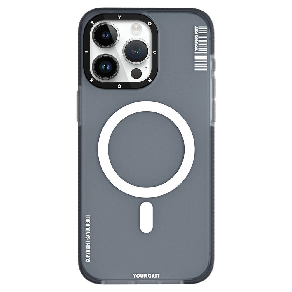 iPhone 15 Pro Kılıf M-safe Şarj Özellikli Youngkit Jiansha Serisi Kılıf