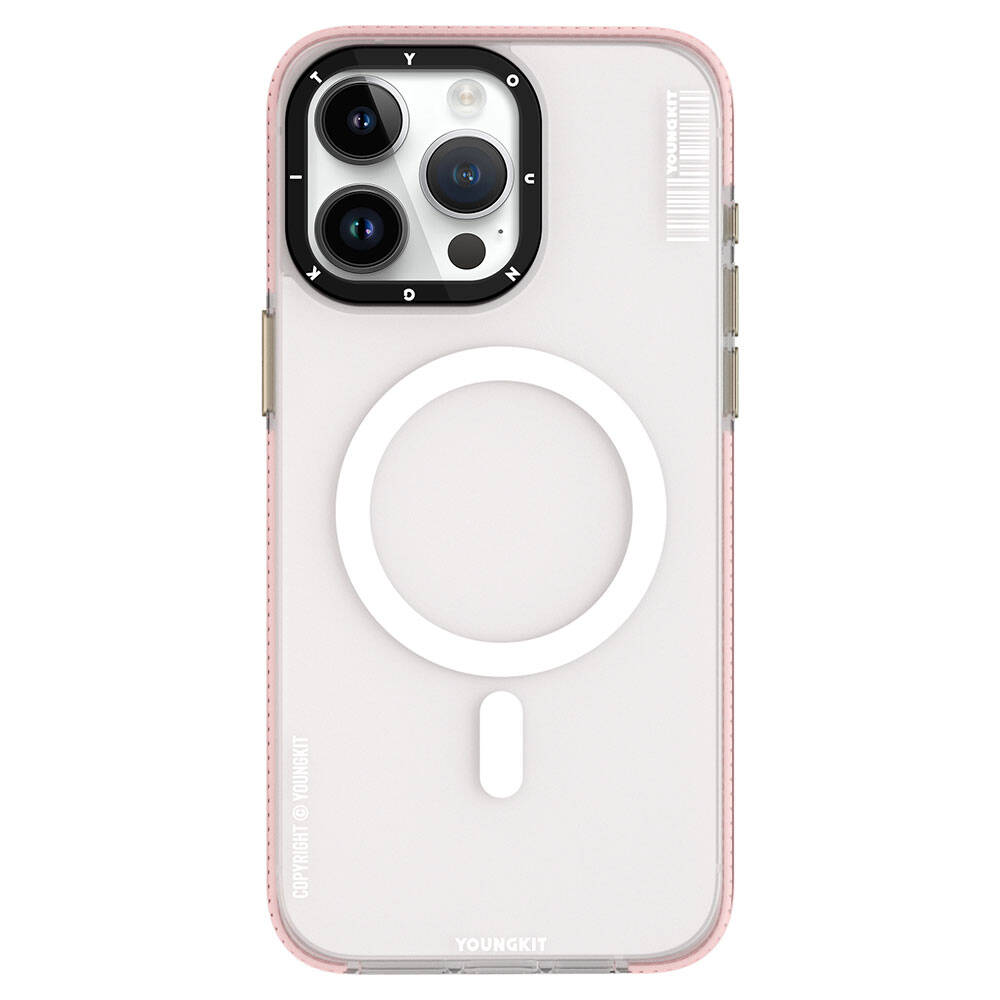 iPhone 15 Pro Kılıf M-safe Şarj Özellikli Youngkit Jiansha Serisi Kılıf