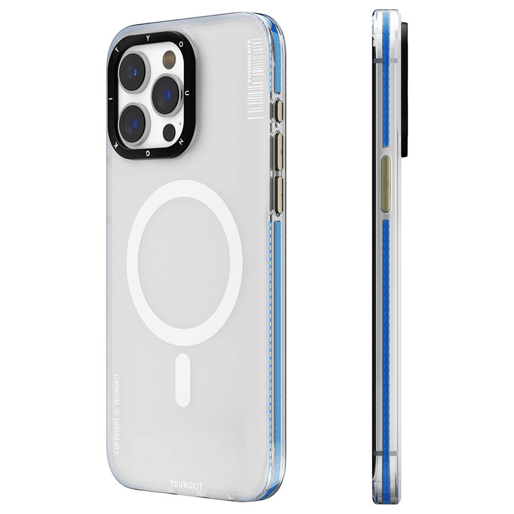 iPhone 15 Pro Kılıf M-safe Şarj Özellikli Youngkit Jiansha Serisi Kılıf