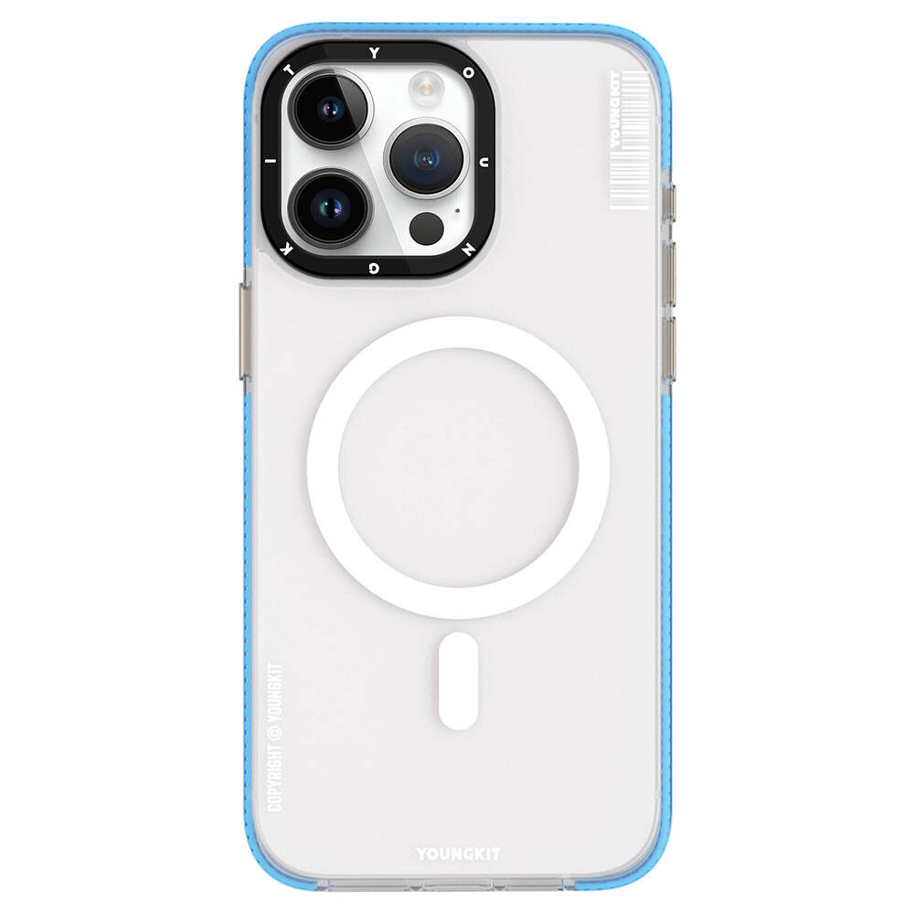 iPhone 15 Pro Kılıf M-safe Şarj Özellikli Youngkit Jiansha Serisi Kılıf