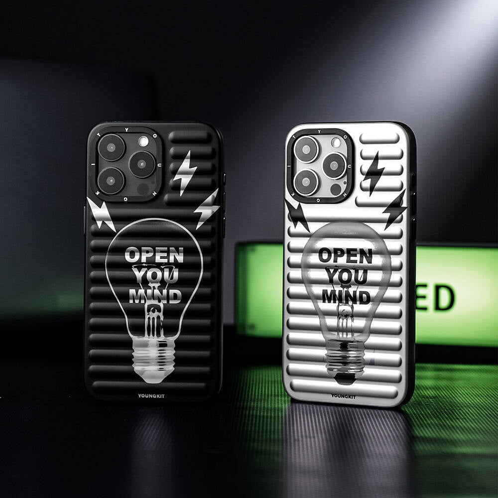 iPhone 15 Pro Kılıf M-safe Şarj Özellikli Youngkit Open Mind Serisi Kılıf
