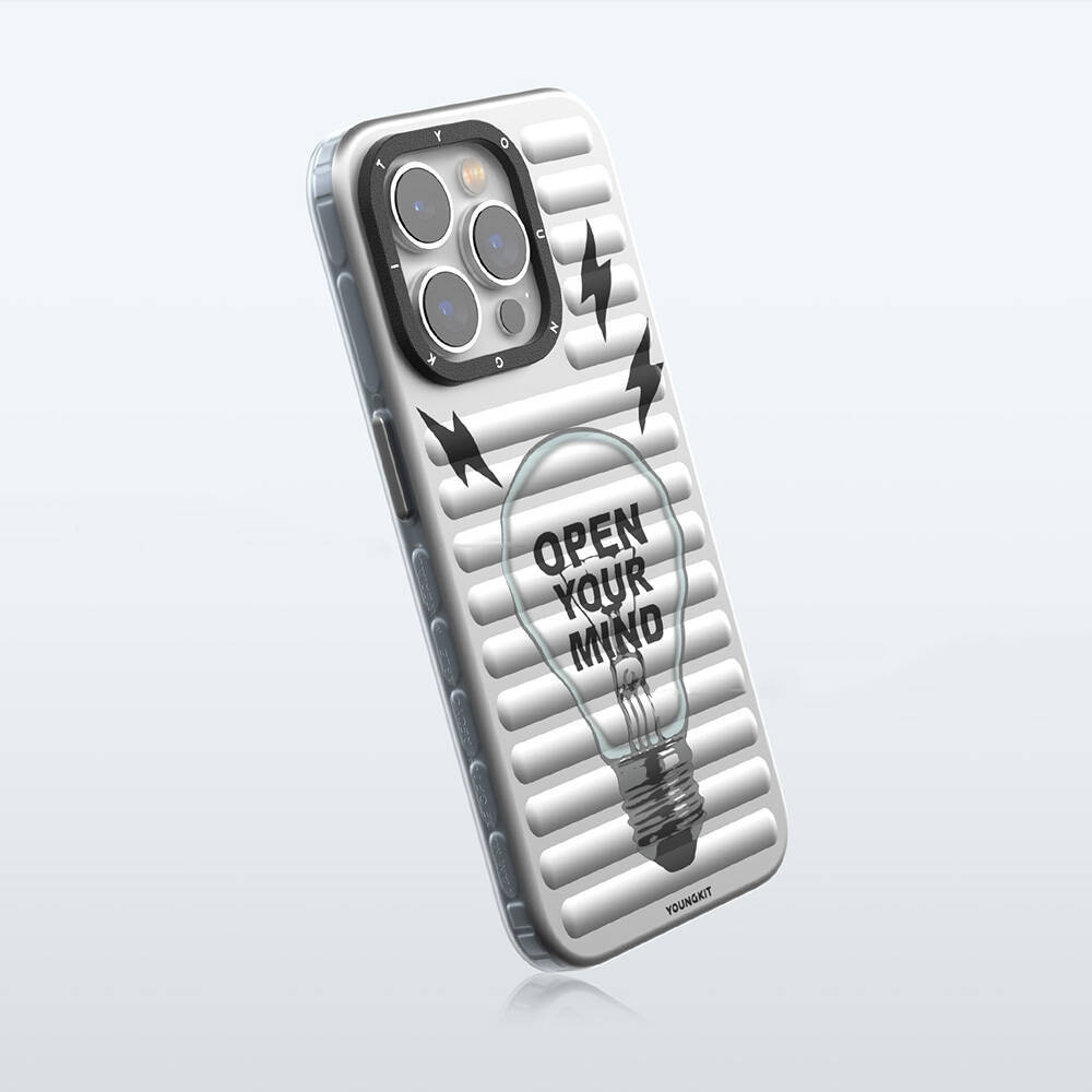iPhone 15 Pro Kılıf M-safe Şarj Özellikli Youngkit Open Mind Serisi Kılıf