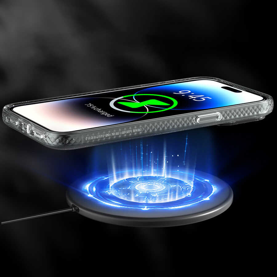 iPhone 15 Pro Kılıf M-safe Şarj Özellikli Youngkit Rock Serisi Kılıf