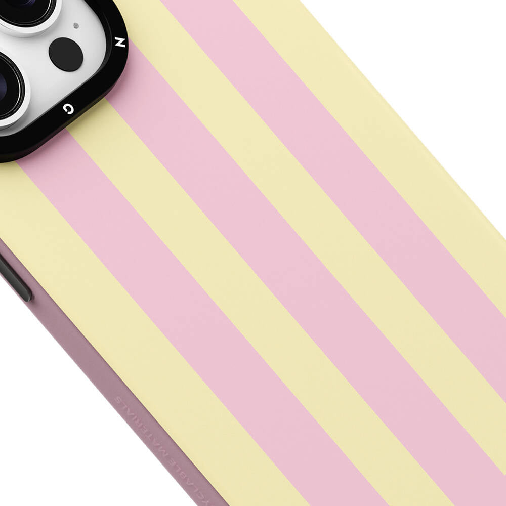 iPhone 15 Pro Kılıf M-safe Şarj Özellikli Youngkit Striped Piano Keys Serisi Kılıf
