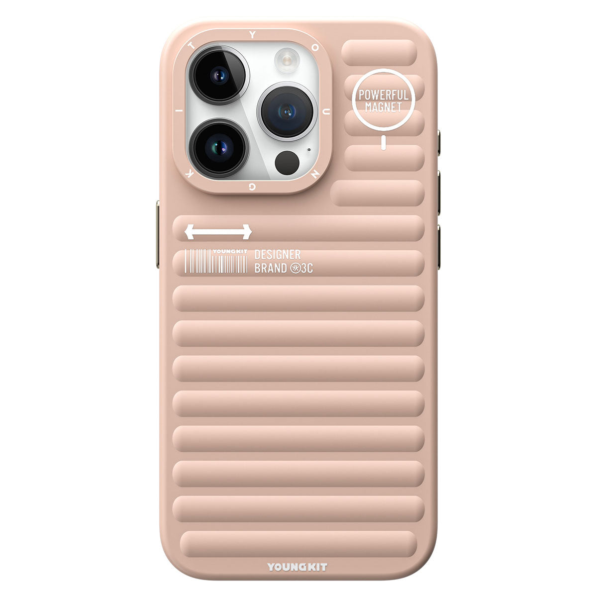 iPhone 15 Pro Kılıf Mat Renkli Tasarım YoungKit Original Serisi Kılıf