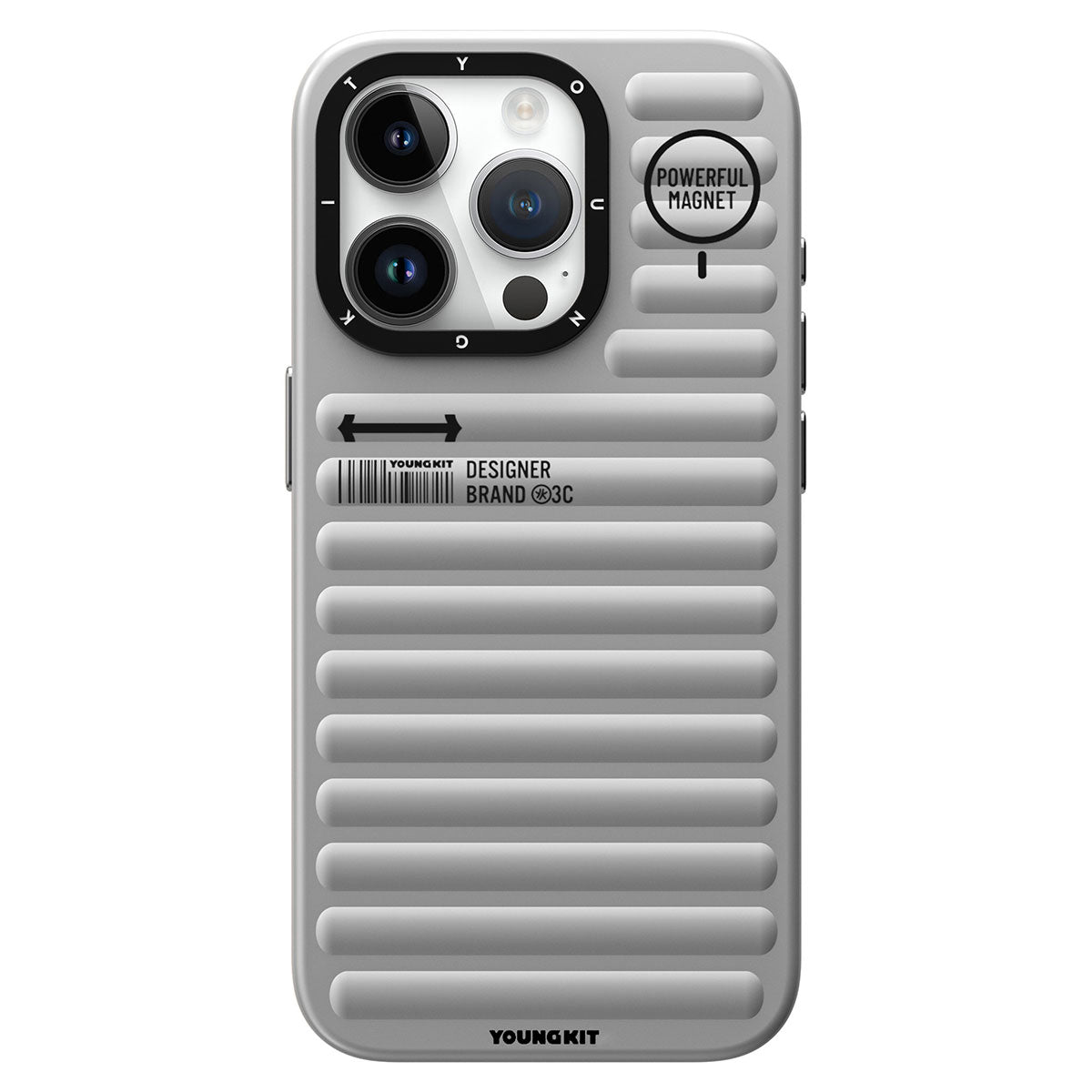 iPhone 15 Pro Kılıf Mat Renkli Tasarım YoungKit Original Serisi Kılıf