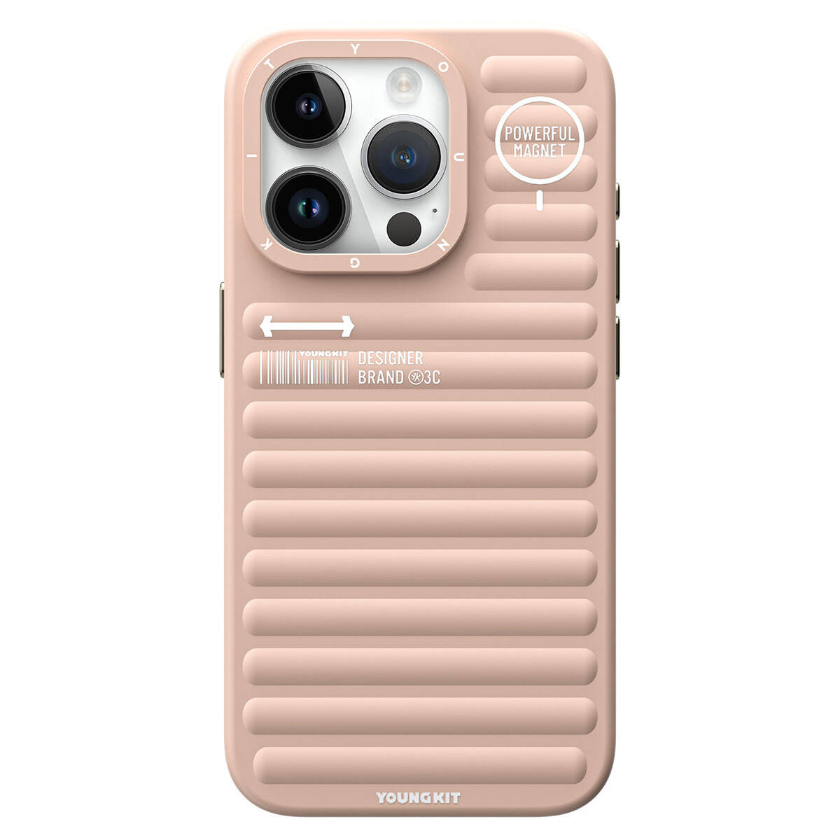 iPhone 15 Pro Kılıf Mat Renkli Tasarım YoungKit Original Serisi Kılıf