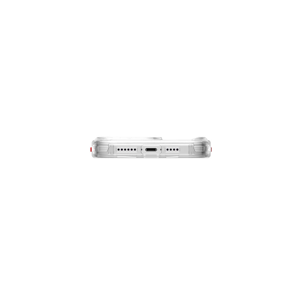 iPhone 15 Pro Kılıf SkinArma Şeffaf Airbag Tasarımlı M-safe Şarj Özellikli Saido Kılıf