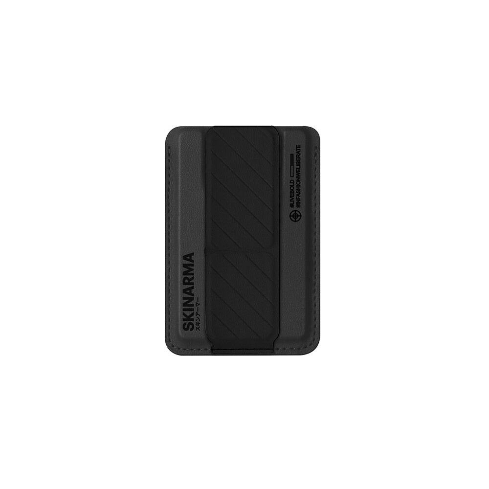 iPhone 15 Pro Kılıf SkinArma Şeffaf M-safe Şarj Özellikli Kado Kartlıklı Saido Kılıf