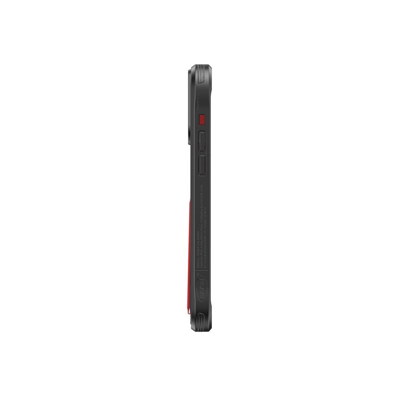 iPhone 15 Pro Kılıf SkinArma Standlı Deri Görünümlü Slate Kılıf