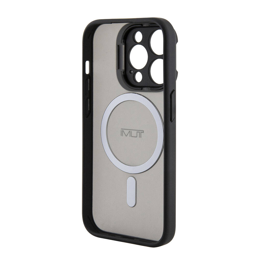 iPhone 15 Pro Kılıf TUMI Orijinal Lisanslı M-safe Şarj Özellikli Kamera Standlı Buzlu Mat Kılıf