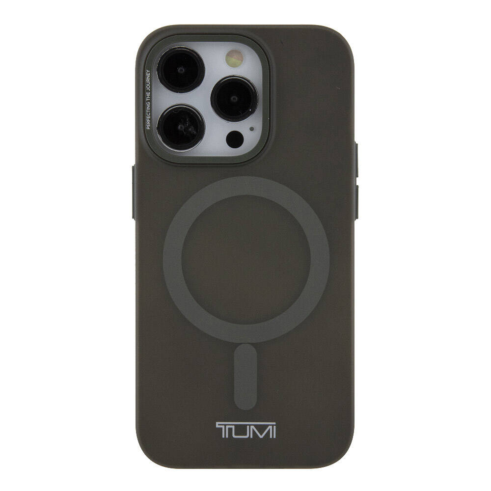 iPhone 15 Pro Kılıf TUMI orijinal Lisanslı M-safe Şarj Özellikli Buzlu Mat Kılıf