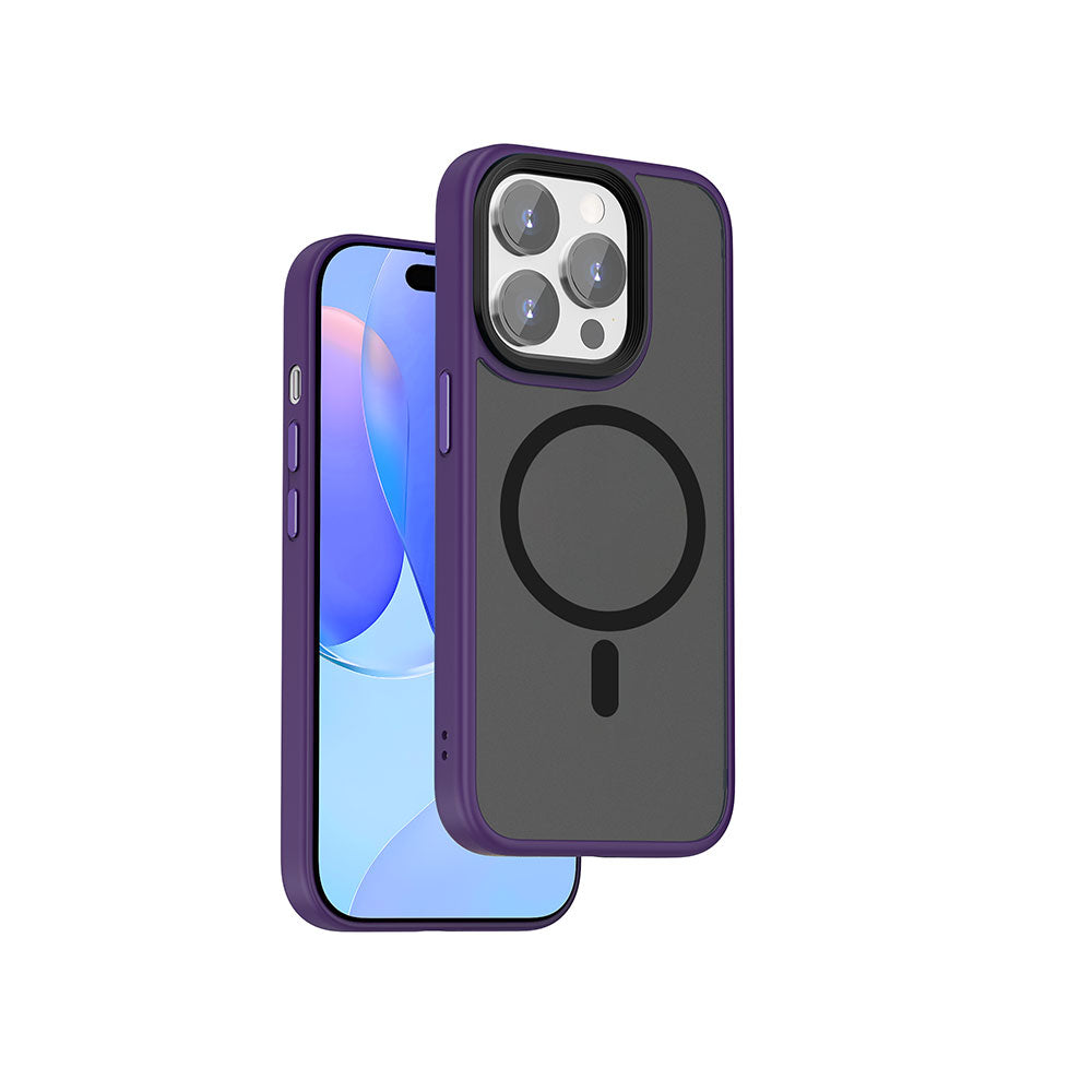 iPhone 15 Pro Kılıf Wiwu FGG-011 M-safe Şarj Özellikli Kamera Korumalı Kılıf