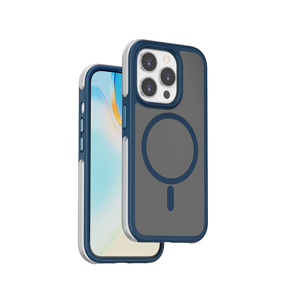 iPhone 15 Pro Kılıf Wiwu ZKK-012 M-safe Şarj Özellikli Air Cushion Kılıf