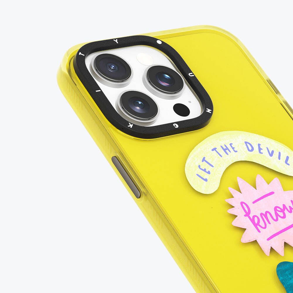 iPhone 15 Pro Kılıf Yazı Desenli Youngkit Mindfulness Serisi Kılıf