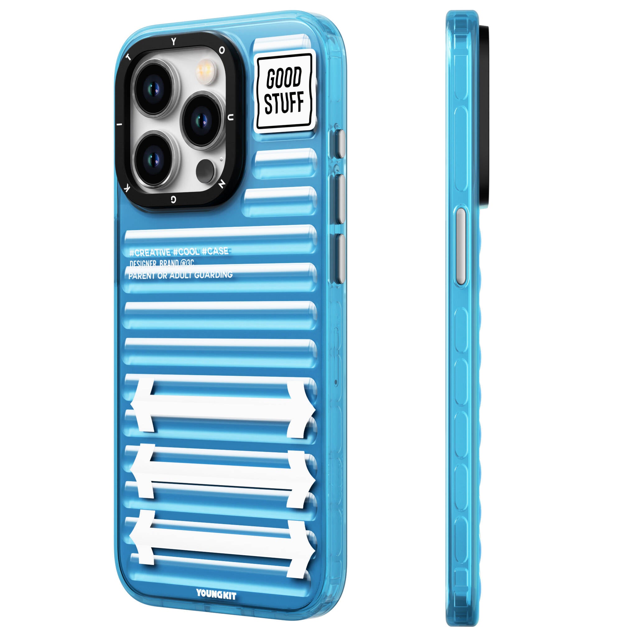 iPhone 15 Pro Kılıf YoungKit Luggage FireFly Serisi Kılıf