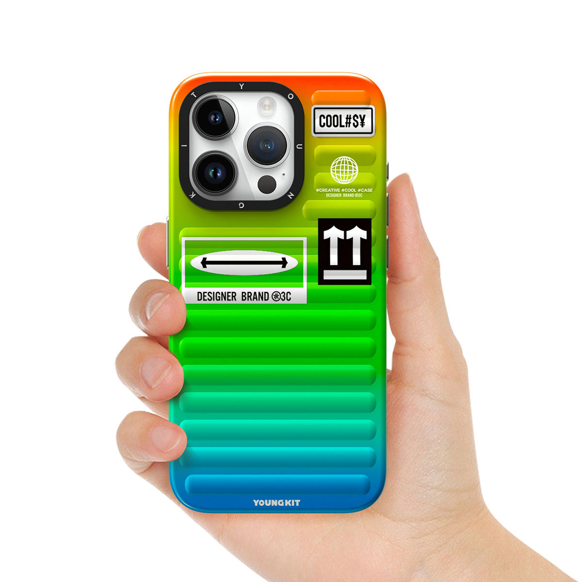 iPhone 15 Pro Kılıf YoungKit The Secret Color Serisi Kılıf