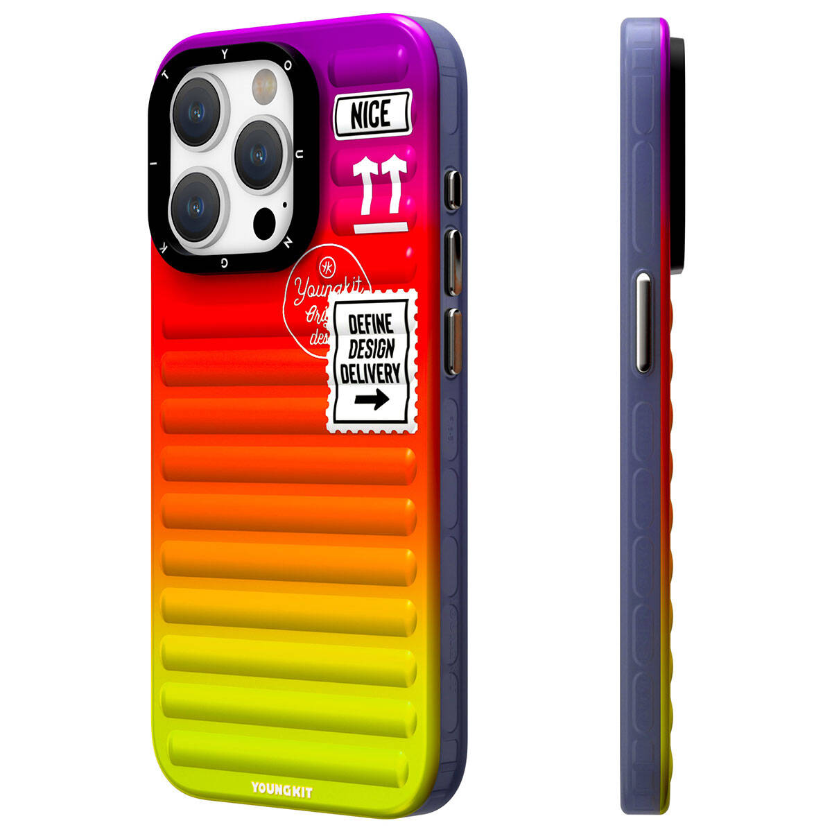 iPhone 15 Pro Kılıf YoungKit The Secret Color Serisi Kılıf