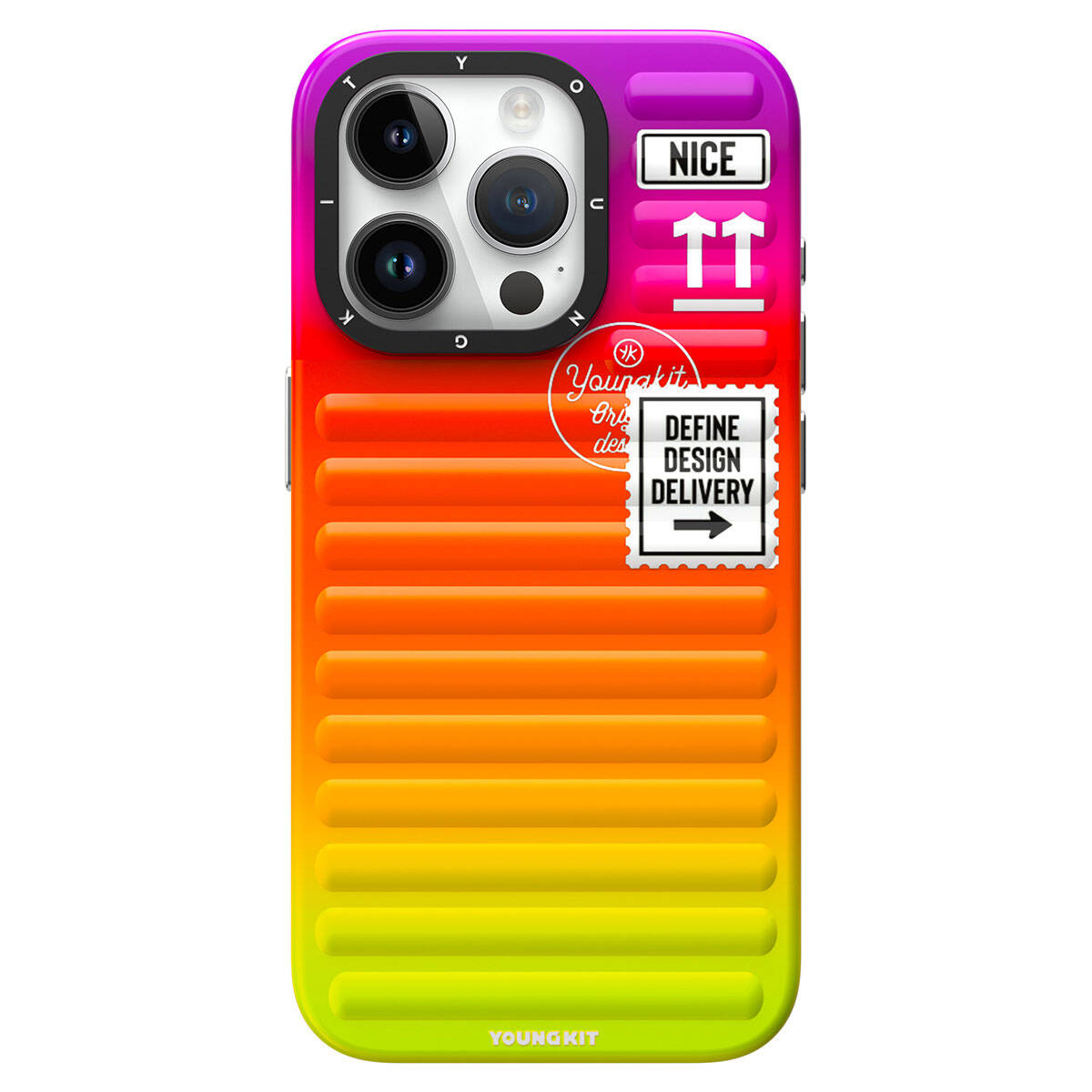 iPhone 15 Pro Kılıf YoungKit The Secret Color Serisi Kılıf