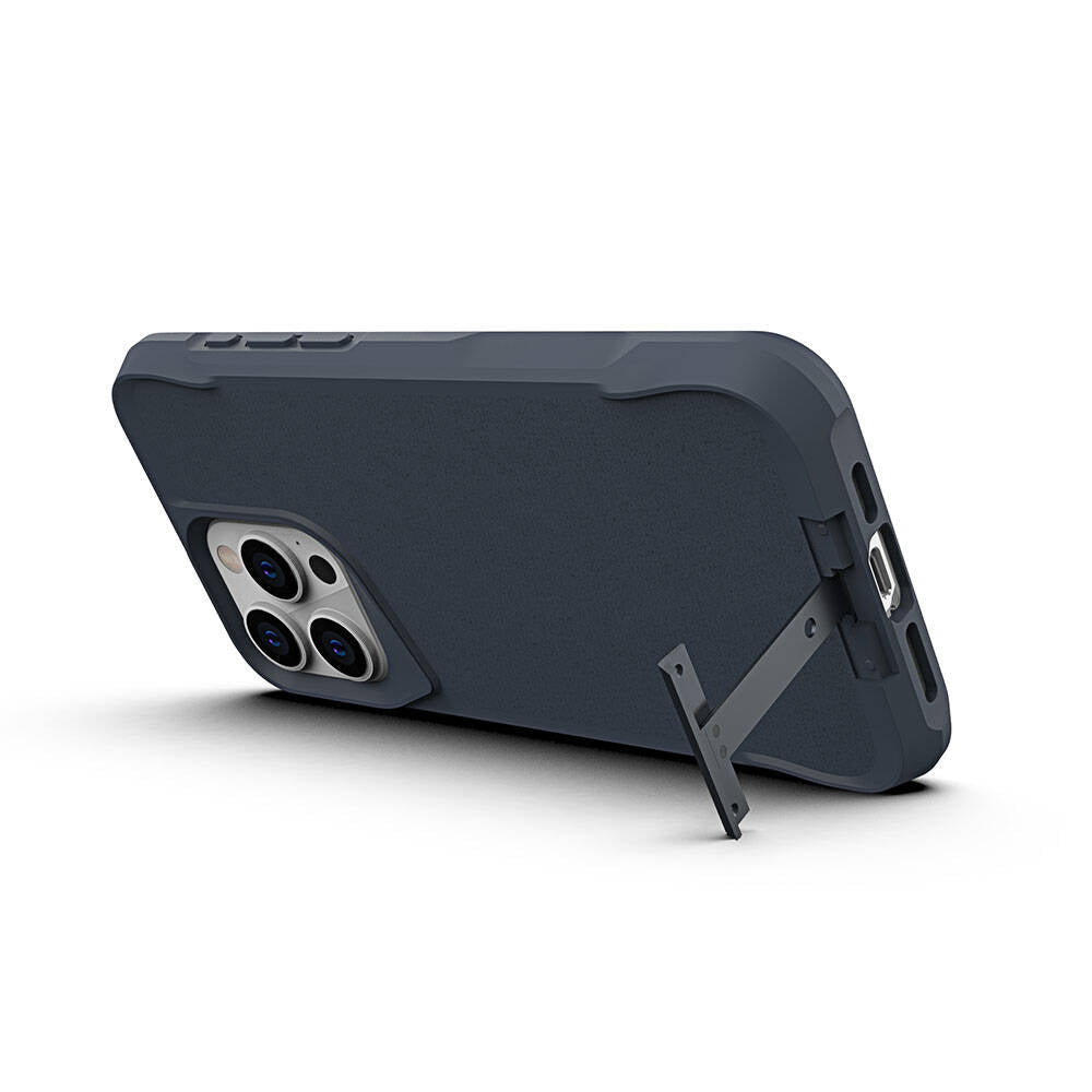 iPhone 15 Pro Kılıf Zore Airbag Kenarlı T-Max Mat Standlı Kılıf