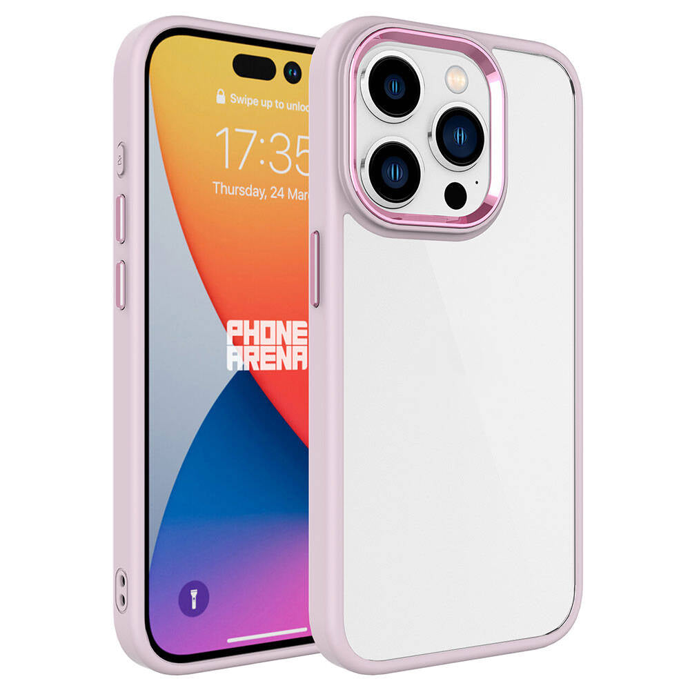 iPhone 15 Pro Kılıf Zore Krom Kılıf