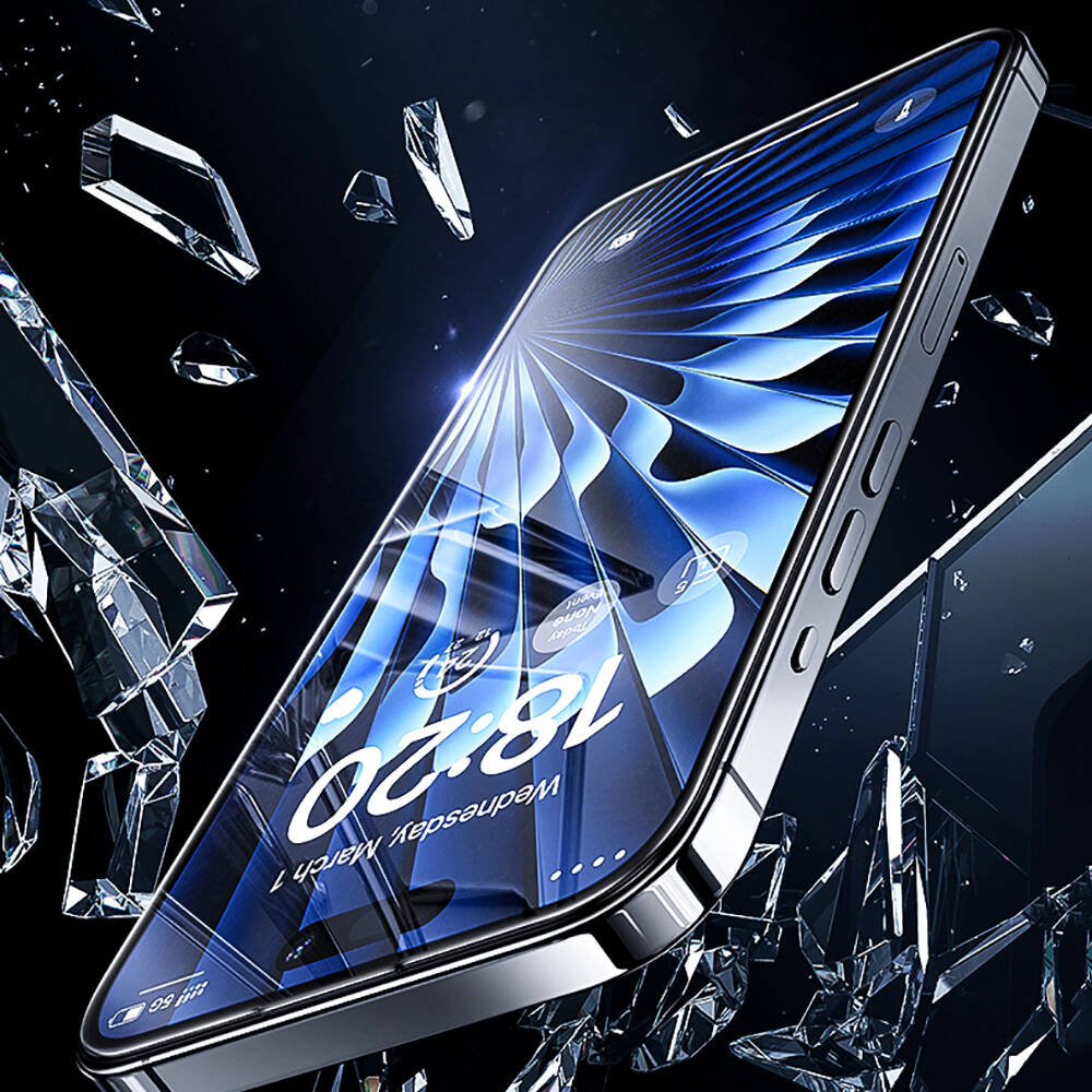 iPhone 15 Pro Max Benks Glass Warrior HD Cam Ekran Koruyucu + Kolay Uygulama Aparatlı