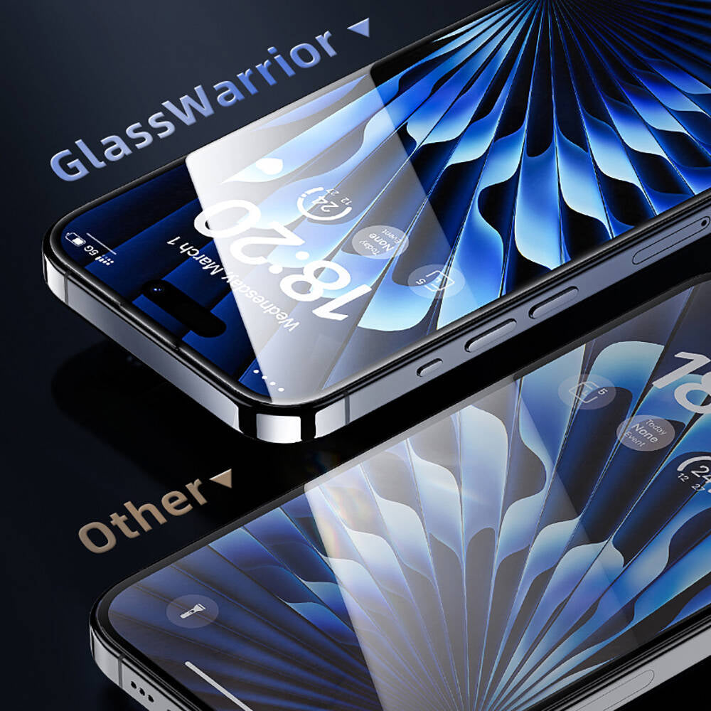 iPhone 15 Pro Max Benks Glass Warrior HD Cam Ekran Koruyucu + Kolay Uygulama Aparatlı