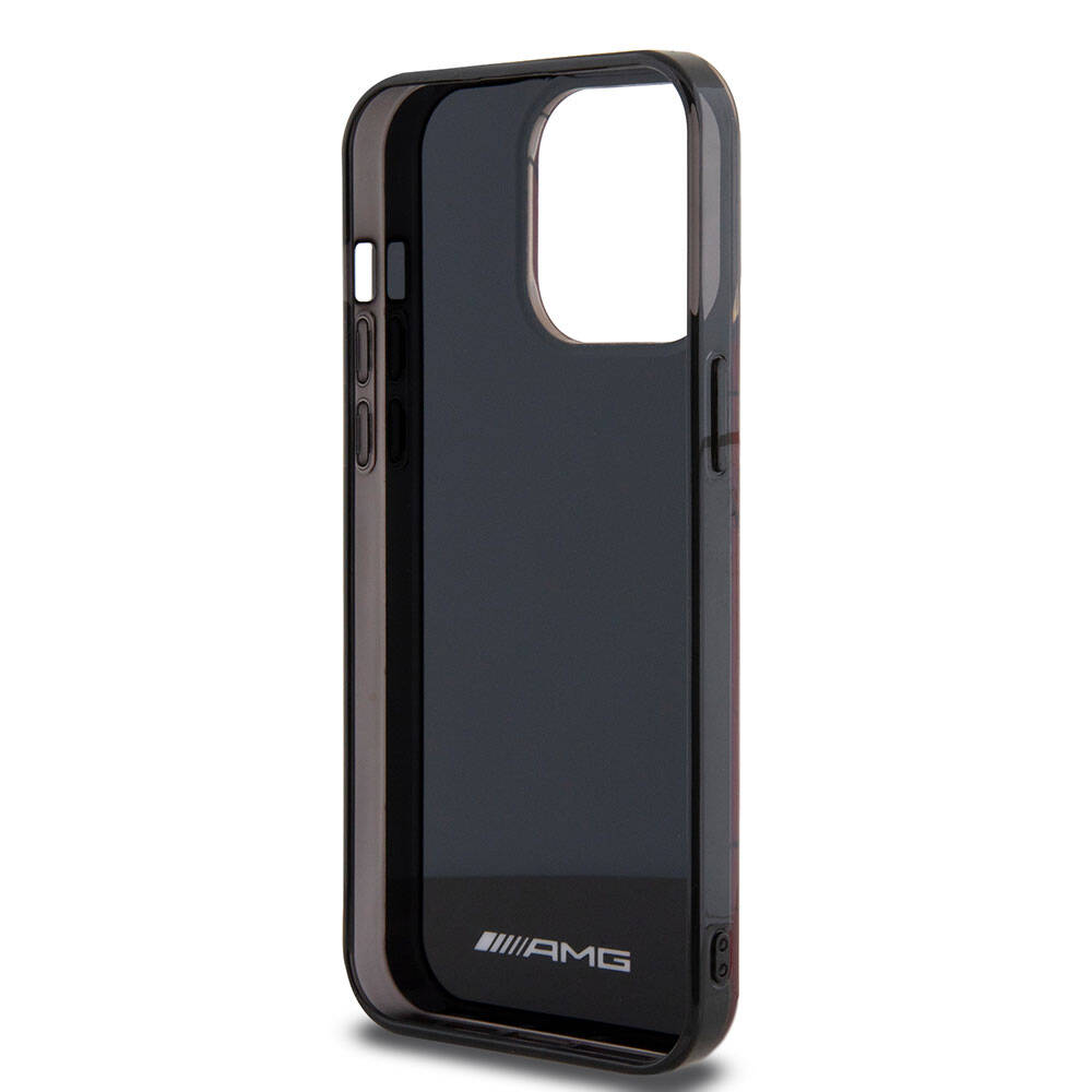 iPhone 15 Pro Max Kılıf AMG Orijinal Lisanslı Çift Katmanlı Dörtgen Desenli Kılıf