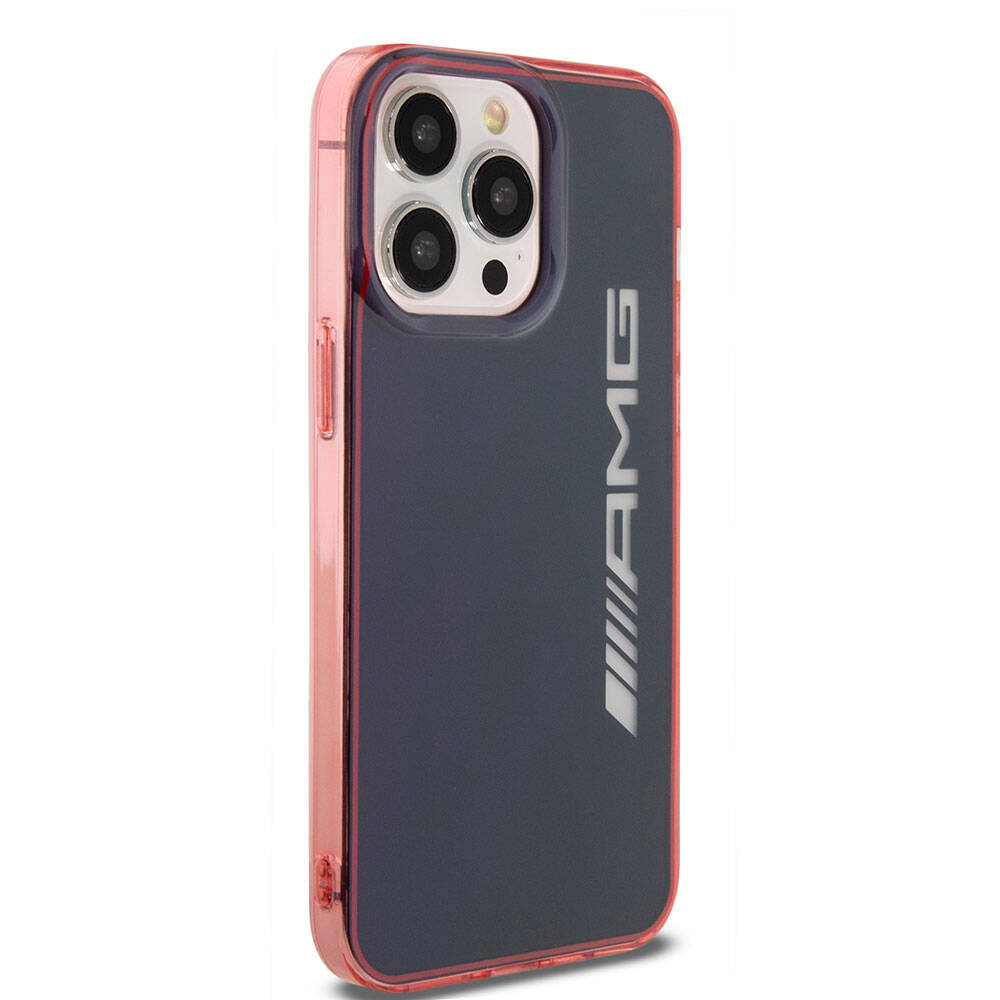 iPhone 15 Pro Max Kılıf AMG Orijinal Lisanslı Çift Katmanlı Şeffaf Büyük Logo Kılıf