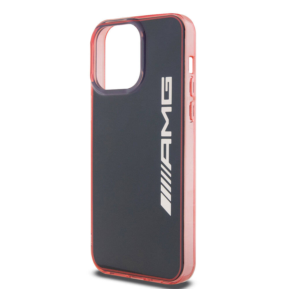 iPhone 15 Pro Max Kılıf AMG Orijinal Lisanslı Çift Katmanlı Şeffaf Büyük Logo Kılıf