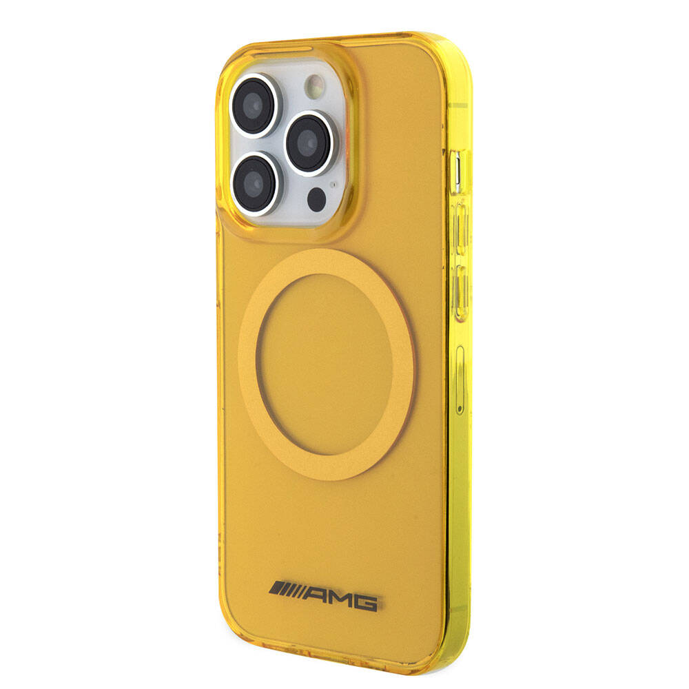 iPhone 15 Pro Max Kılıf AMG Orijinal Lisanslı M-safe Şarj Özellikli Transparan Kılıf