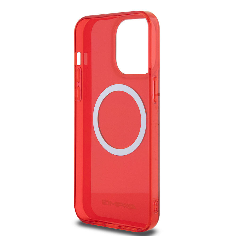 iPhone 15 Pro Max Kılıf AMG Orijinal Lisanslı M-safe Şarj Özellikli Transparan Kılıf