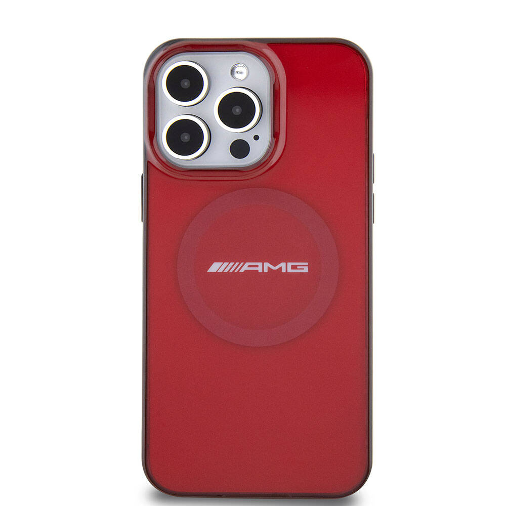 iPhone 15 Pro Max Kılıf AMG Orijinal Lisanslı M-safe Şarj Özellikli Transparan Timeless Kılıf