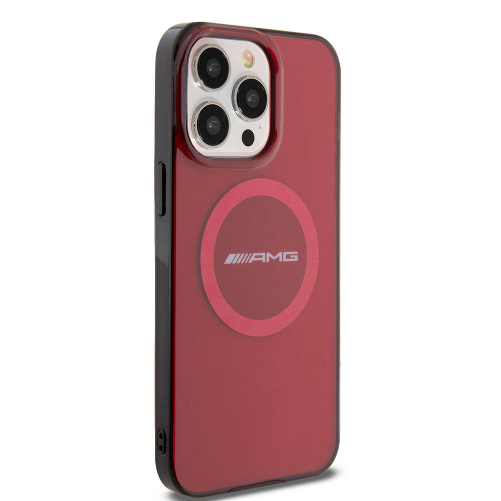iPhone 15 Pro Max Kılıf AMG Orijinal Lisanslı M-safe Şarj Özellikli Transparan Timeless Kılıf