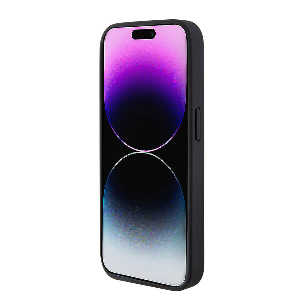 iPhone 15 Pro Max Kılıf BMW Orijinal Lisanslı M-safe Şarj Özellikli M Logolu PU Karbon Kılıf