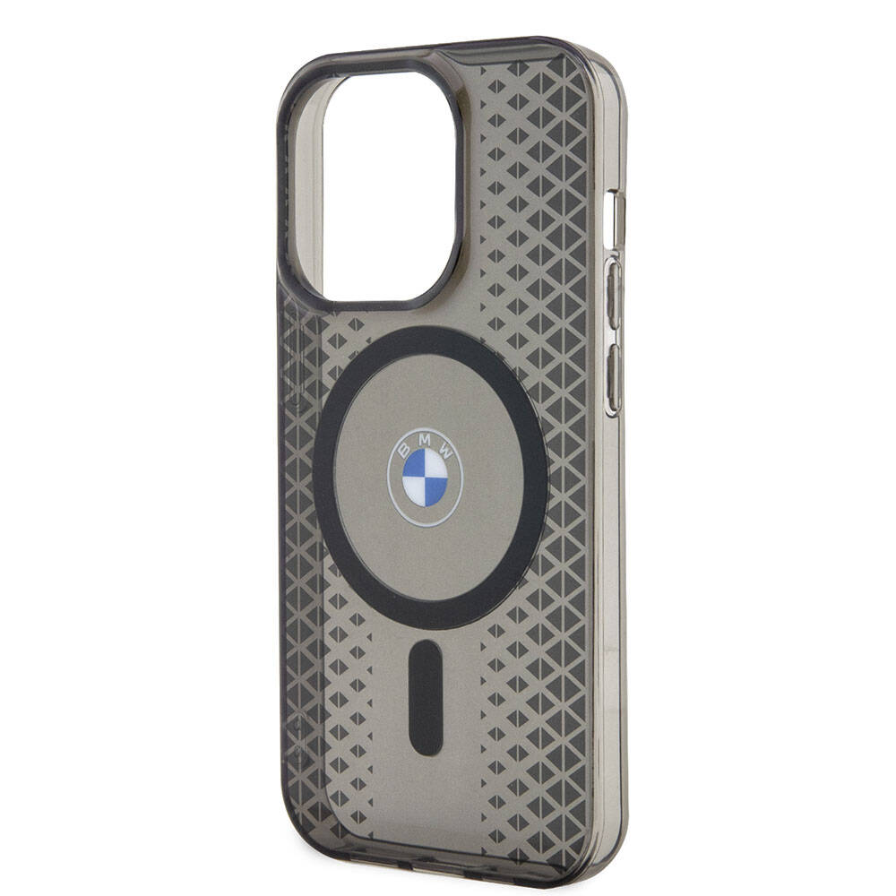 iPhone 15 Pro Max Kılıf BMW M-safe Şarj Özellikli Transparan IML Signature Orijinal Lisanslı Kılıf