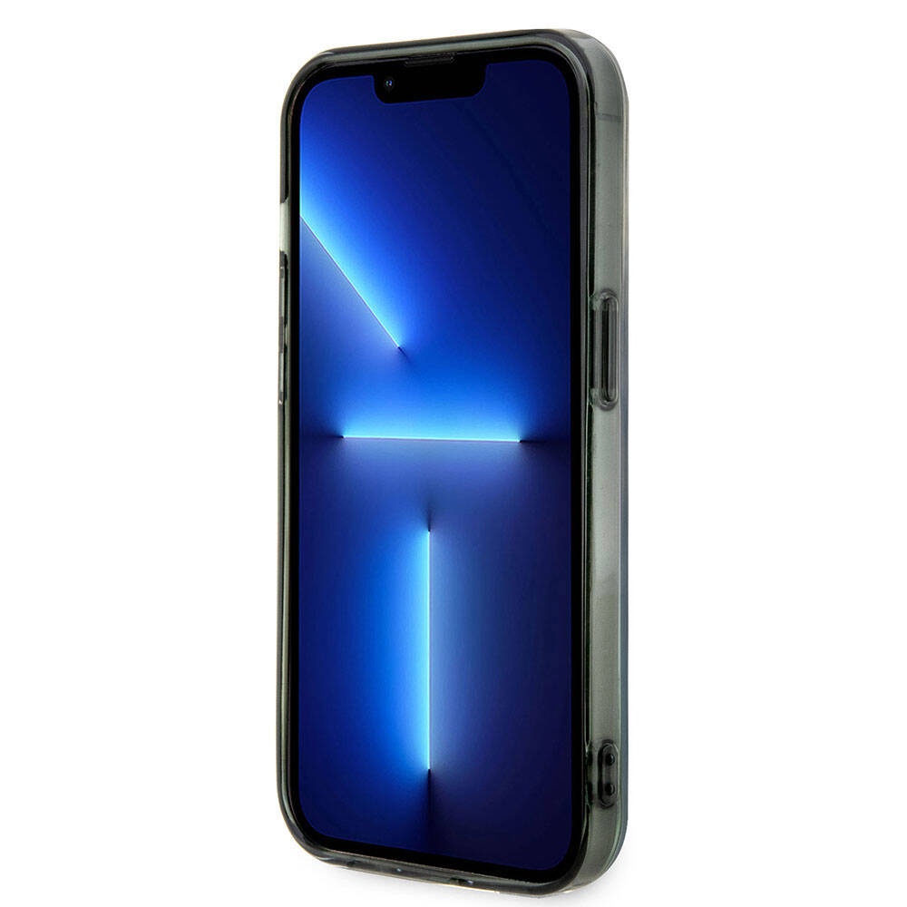 iPhone 15 Pro Max Kılıf BMW M-safe Şarj Özellikli Transparan Renk Geçişli Iridescent Orijinal Lisanslı Kılıf