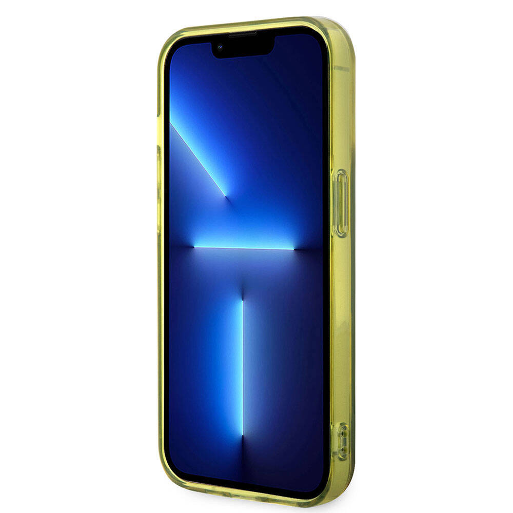 iPhone 15 Pro Max Kılıf BMW M-safe Şarj Özellikli Transparan Tricolor Stripes Orijinal Lisanslı Kılıf