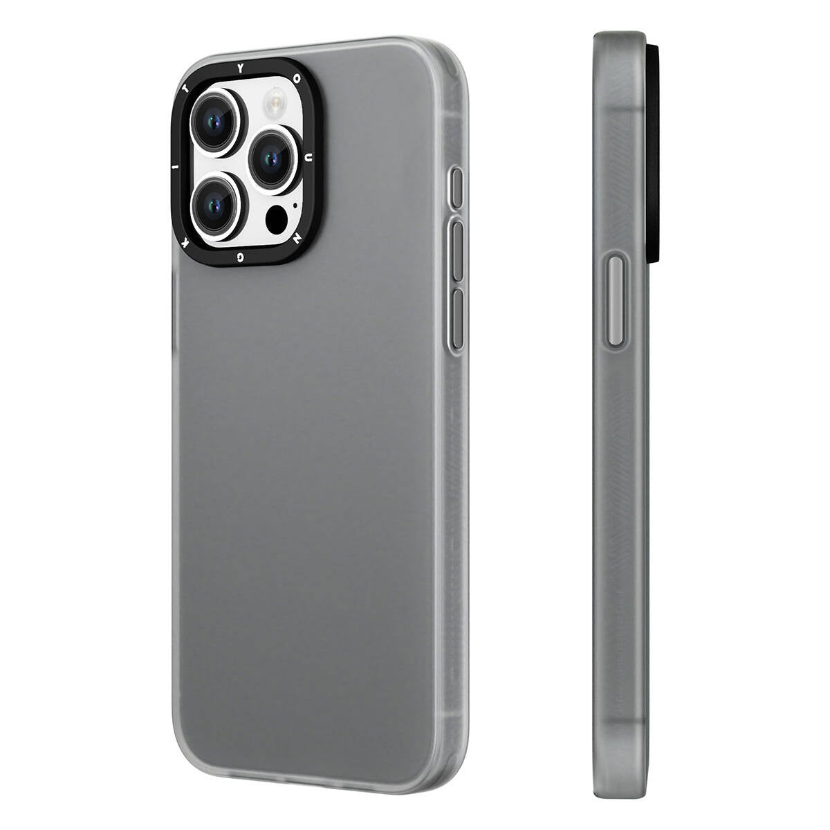 iPhone 15 Pro Max Kılıf Buzlu Mat Tasarım Youngkit Hidden Sand Serisi Kılıf