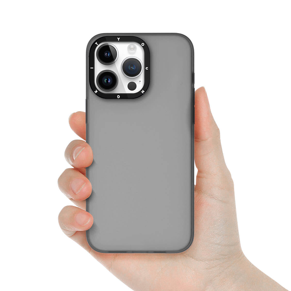 iPhone 15 Pro Max Kılıf Buzlu Mat Tasarım Youngkit Hidden Sand Serisi Kılıf