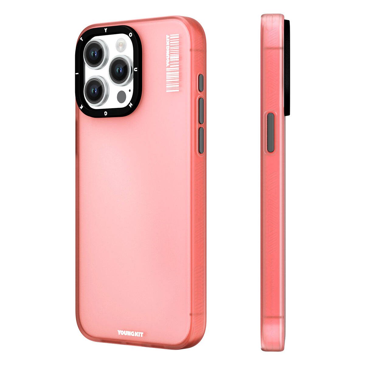 iPhone 15 Pro Max Kılıf Buzlu Mat Tasarım Youngkit Hidden Sand Serisi Kılıf