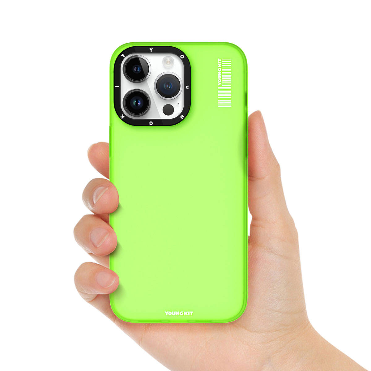 iPhone 15 Pro Max Kılıf Buzlu Mat Tasarım Youngkit Hidden Sand Serisi Kılıf