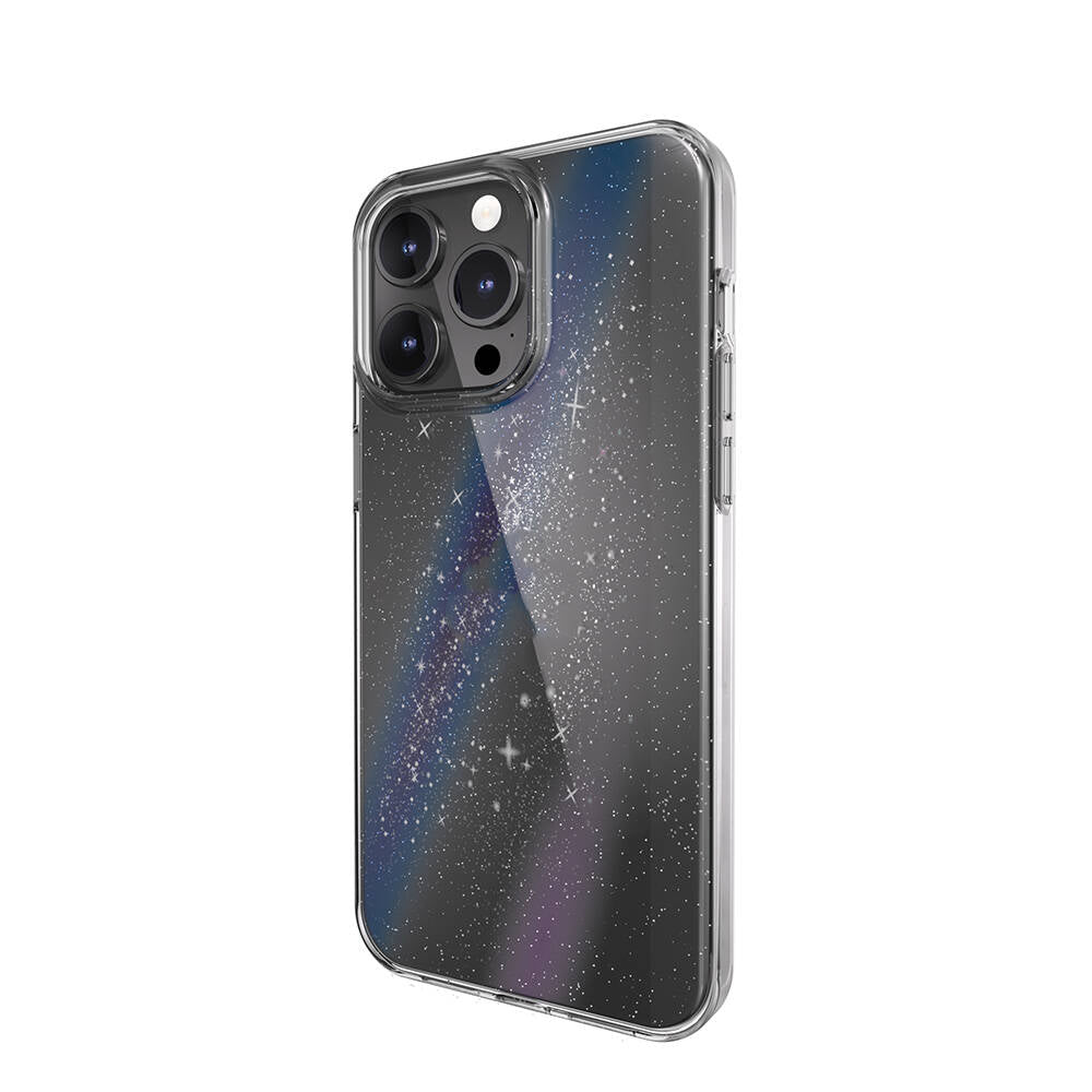 iPhone 15 Pro Max Kılıf Çift Katmanlı IMD Baskılı Bumper Lisanslı Switcheasy Cosmos Nebula Kılıf