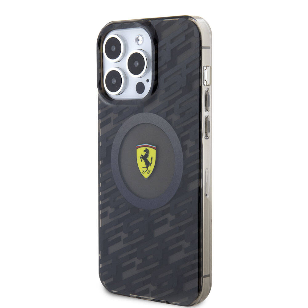 iPhone 15 Pro Max Kılıf Ferrari Orijinal Lisanslı M-safe Şarj Özellikli Multi SF Kılıf