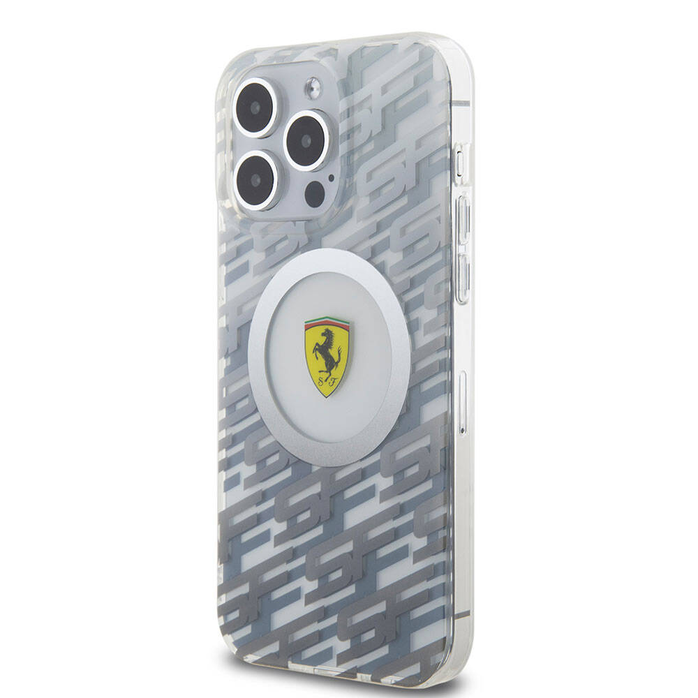 iPhone 15 Pro Max Kılıf Ferrari Orijinal Lisanslı M-safe Şarj Özellikli Multi SF Kılıf
