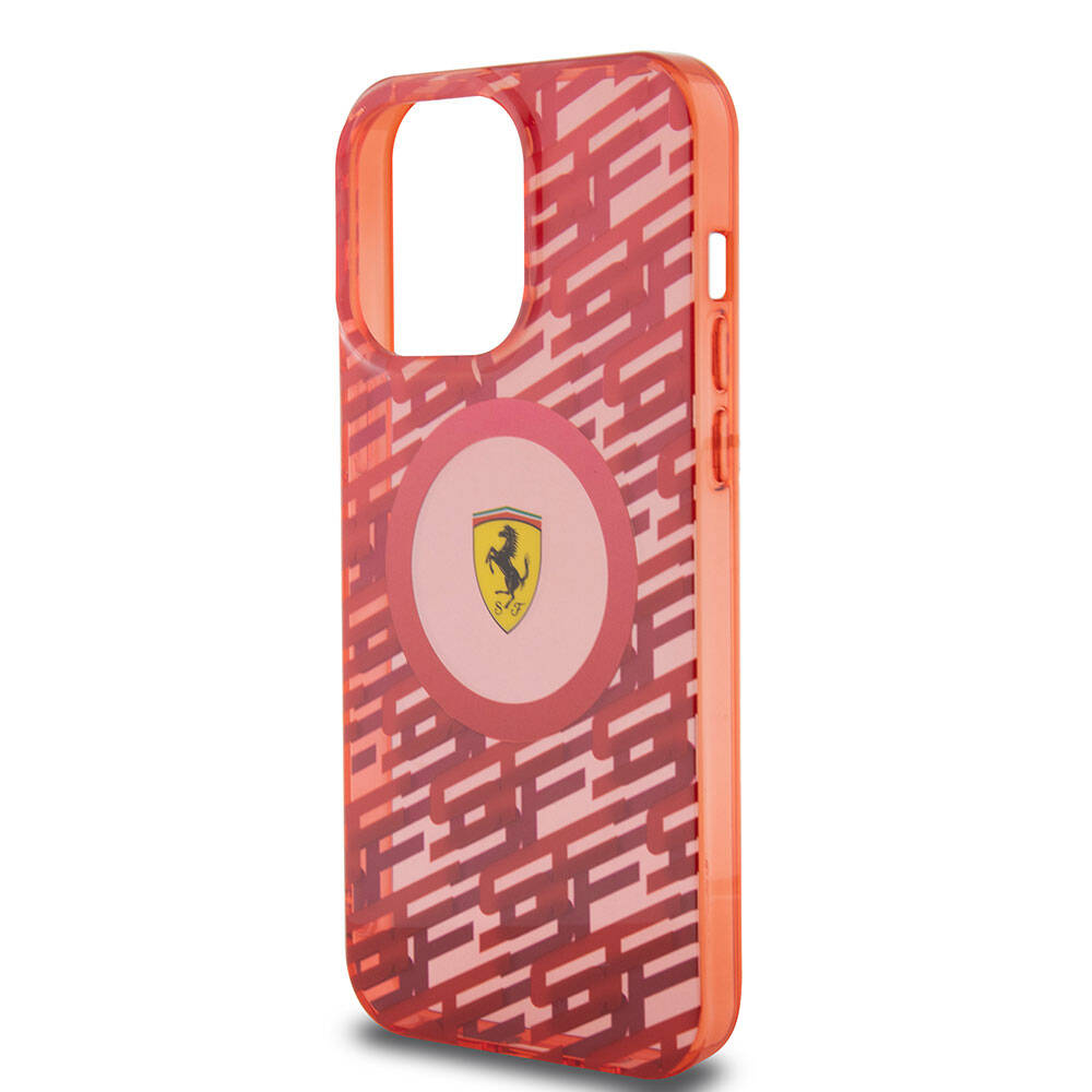 iPhone 15 Pro Max Kılıf Ferrari Orijinal Lisanslı M-safe Şarj Özellikli Multi SF Kılıf
